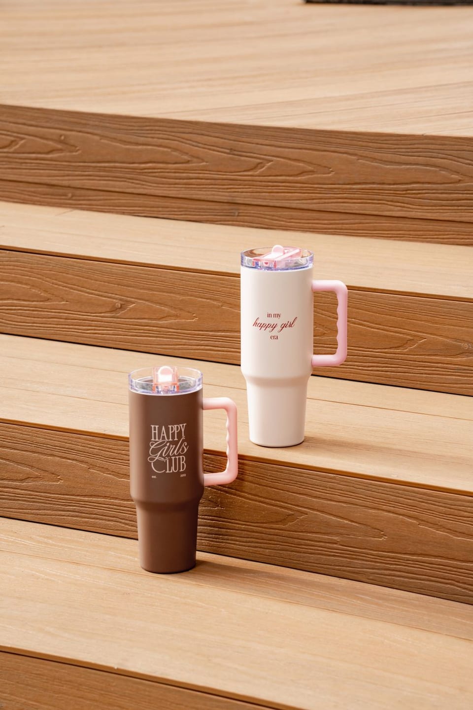 happy skin merch tumbler